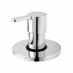 Asiatique Upper Parts Kit Glassy, Flange & Handle For Con. & Flush Cock (S-021U), Premium Brass Chrome Bathroom Faucet & Mixer Collection, Smart Series