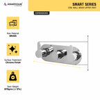 Asiatique Con. Wall Mixer Upper Part (S-029U), Premium Brass Chrome Bathroom Faucet & Mixer Collection, Smart Series