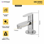 Asiatique Pillar Cock (U-000), UNO Series Kitchen & Bathroom Faucets | Minimal Modern Tap Collection