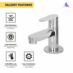 Asiatique Pillar Cock (U-000), UNO Series Kitchen & Bathroom Faucets | Minimal Modern Tap Collection
