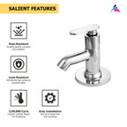 Asiatique  Pillar Cock  (V-000), Venus Series Premium Faucets & Mixers
