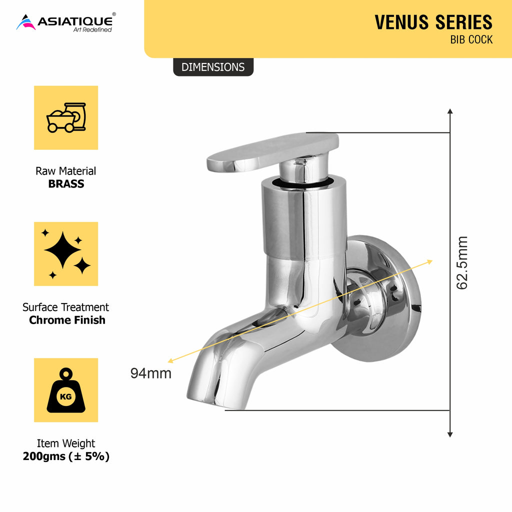 Asiatique  Bib Cock  (V-003), Venus Series Premium Faucets & Mixers