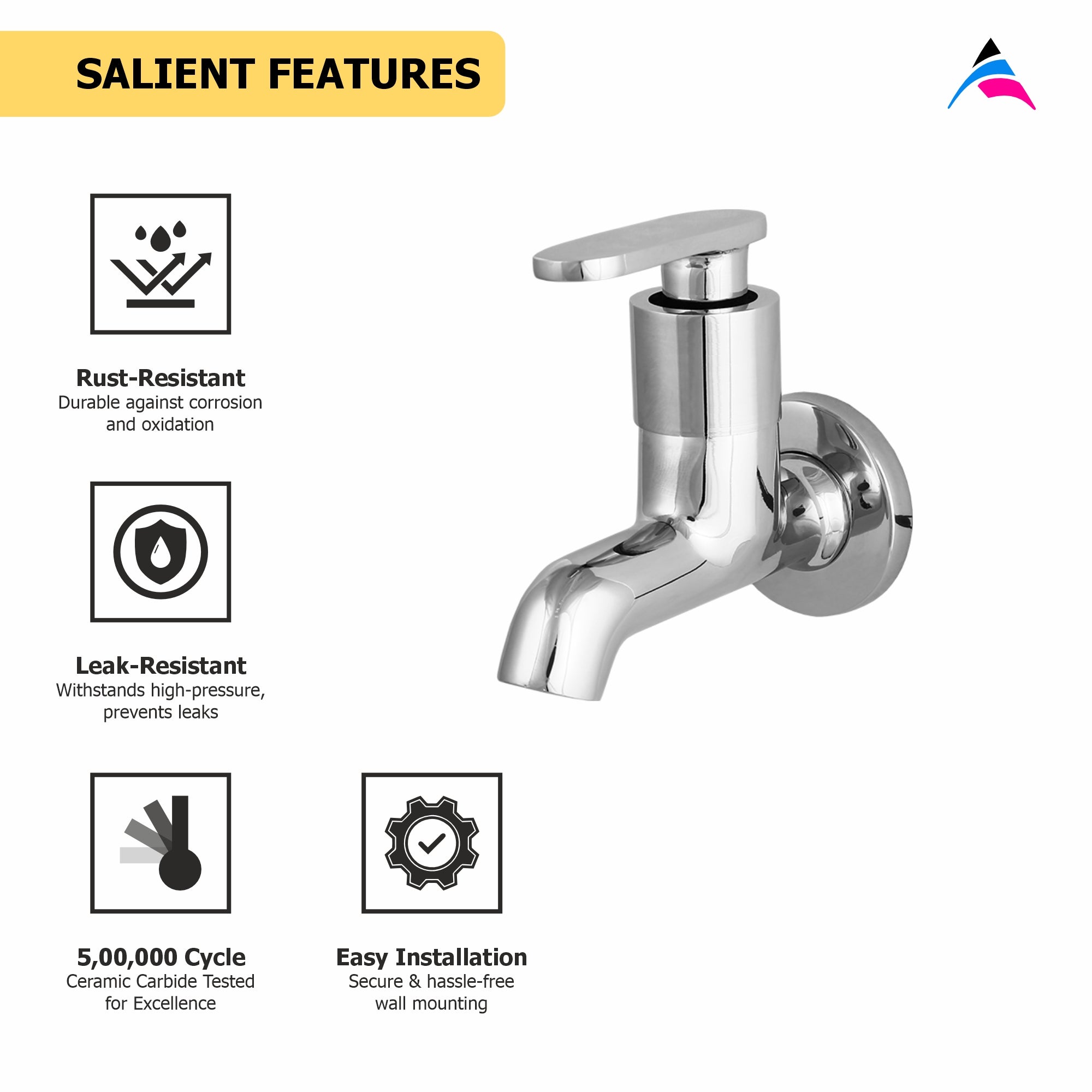 Asiatique  Bib Cock  (V-003), Venus Series Premium Faucets & Mixers