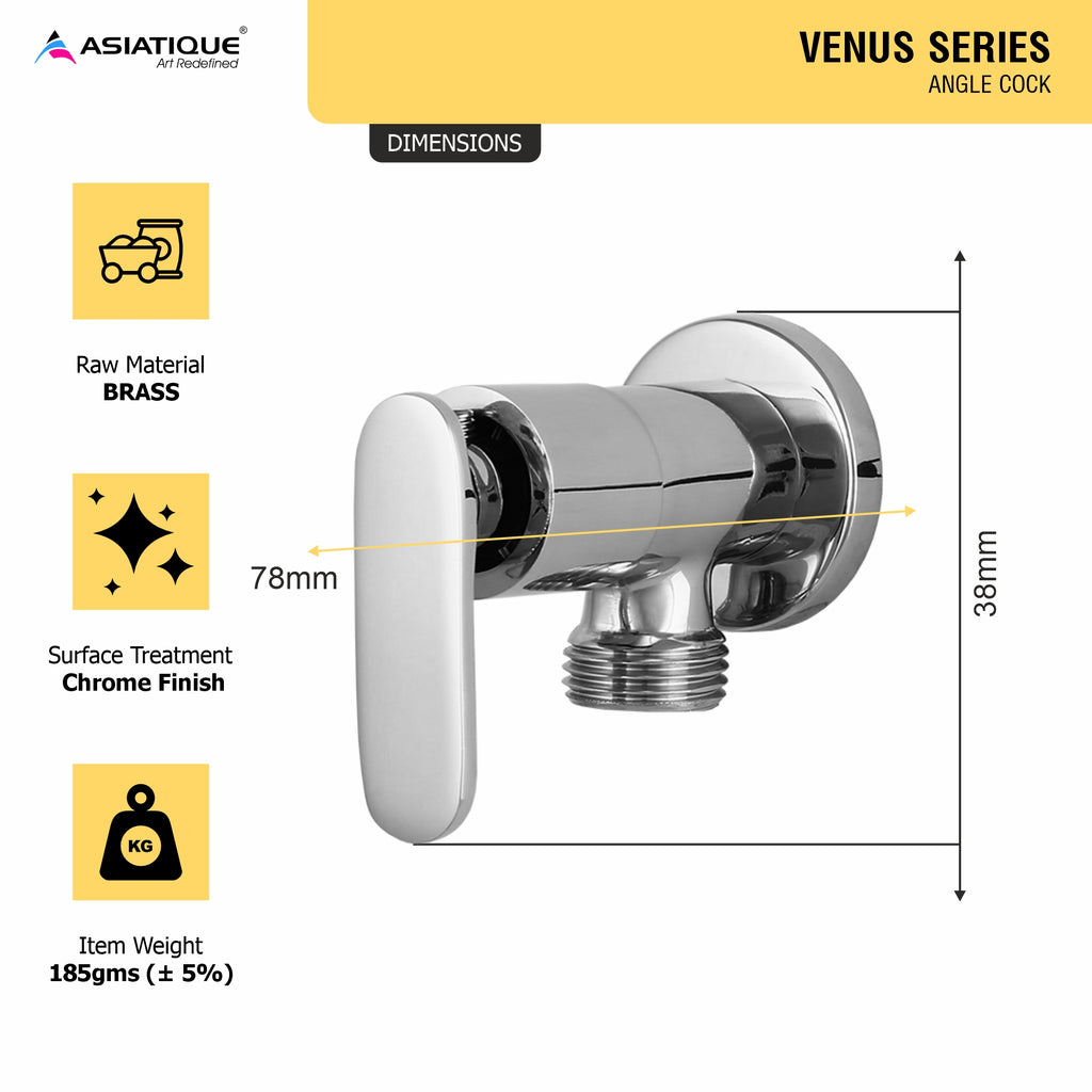 Asiatique  Angle Cock  (V-005), Venus Series Premium Faucets & Mixers