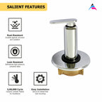 Asiatique Concealed Stop Cock 15mm  (V-006), Venus Series Premium Faucets & Mixers