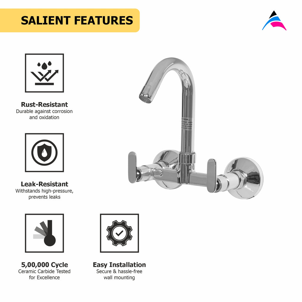 Asiatique Sink Mixer 'J' Spout   (V-013), Venus Series Premium Faucets & Mixers
