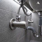 Asiatique X-001 SS 304 Angle Cock (56 grm) | Stainless Steel Water Control Valve | Premium Bathroom Fitting