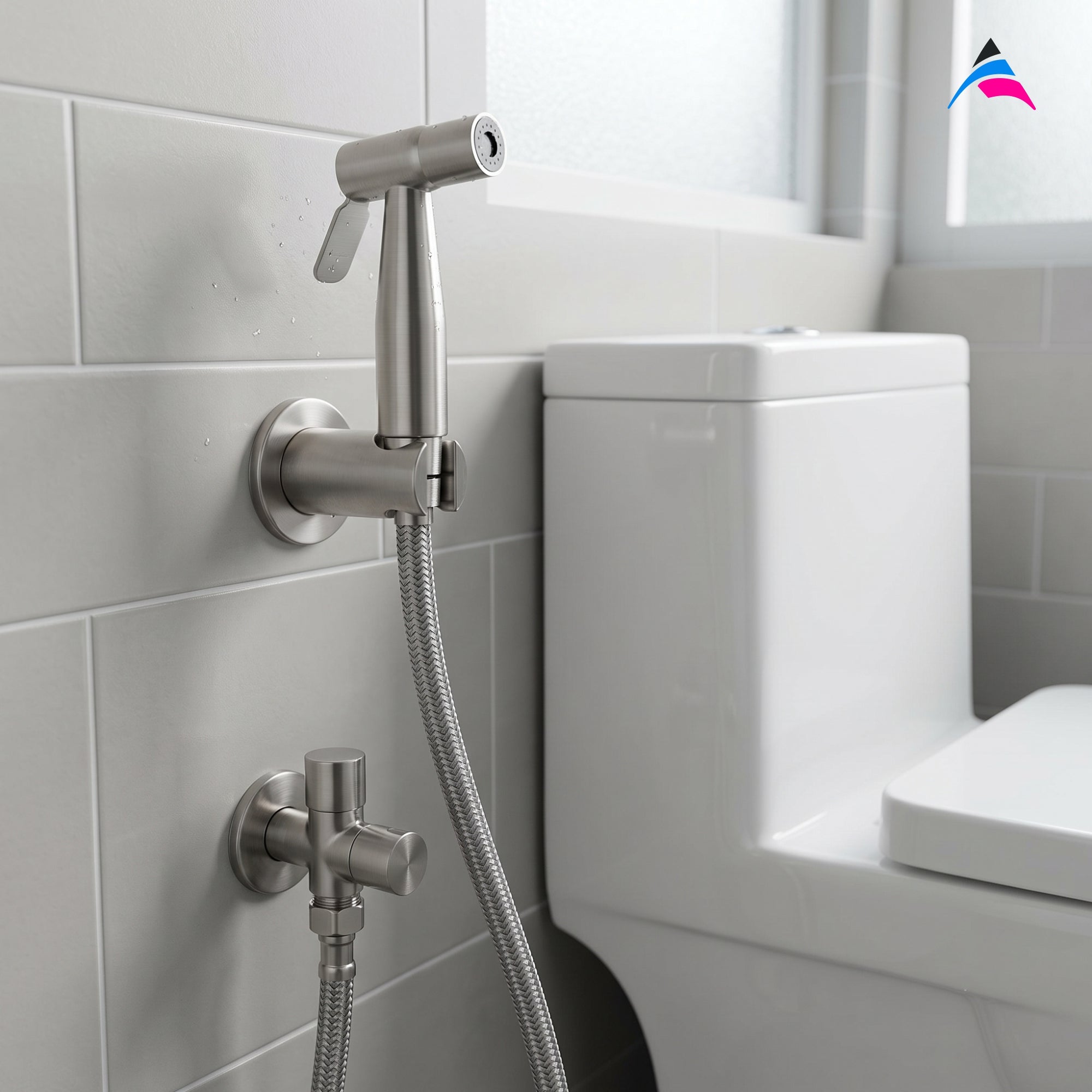 Asiatique X-006 Shattaf Set | Handheld Health Faucet Spray Set | Premium Bathroom Fitting