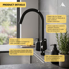 Asiatique X-009 S/L B/M Pull Down Kitchen Faucet Black | Single Lever Kitchen Mixer | Pull Out Series