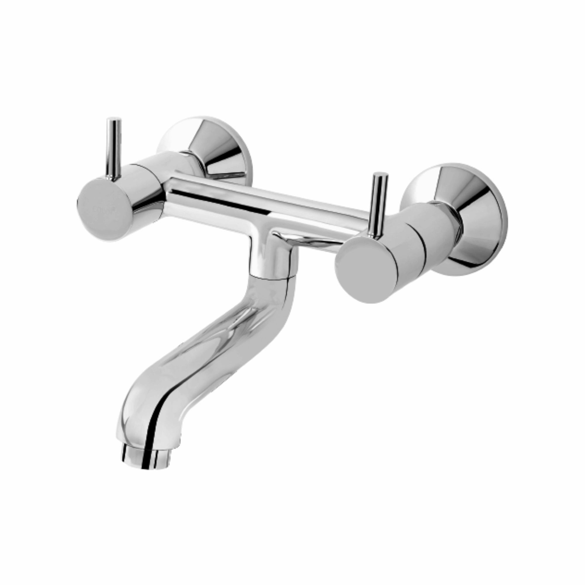Asiatique Wall Mixer Non-Telephonic Wall Mounted (F-014), Florent Premium Brass Bathroom & Kitchen Faucet Collection, Chrome Finish Mixer, Pillar Cock & Wall Mounted Tap
